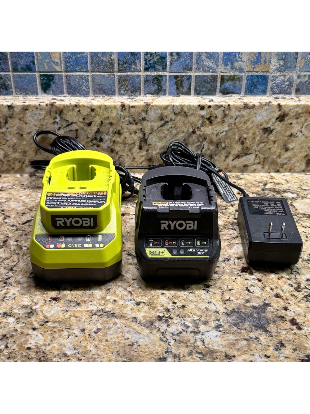 Ryobi 18V ONE+ Lithium-Ion Battery Charger (Set of 2)